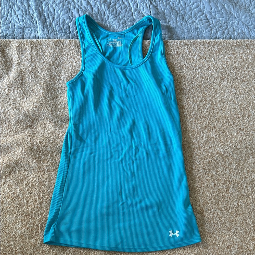 Under Armour Women's Turquoise Racerback Performance Tank Top